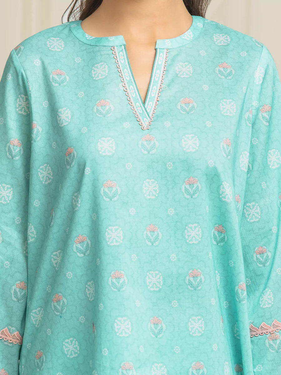 edenrobe Allure Lawn Unstitched Printed 3Pc Suit EWU6A1-36577