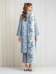 edenrobe Allure Lawn Unstitched Printed 3Pc Suit EWU6A1-36579