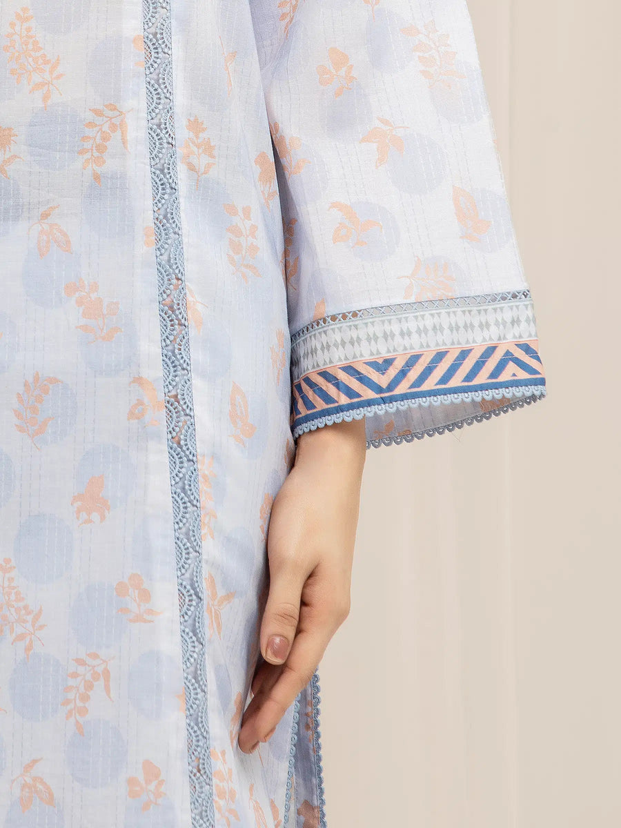edenrobe Allure Lawn Unstitched Printed 3Pc Suit EWU6A1-36580