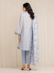 edenrobe Allure Lawn Unstitched Printed 3Pc Suit EWU6A1-36580