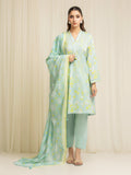 edenrobe Allure Lawn Unstitched Printed 3Pc Suit EWU6A1-36581