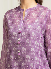edenrobe Allure Lawn Unstitched Printed 3Pc Suit EWU6A1-36582