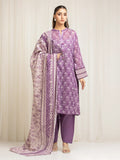 edenrobe Allure Lawn Unstitched Printed 3Pc Suit EWU6A1-36582