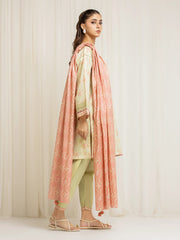 edenrobe Allure Lawn Unstitched Printed 3Pc Suit EWU6A1-36583