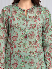 edenrobe Allure Lawn Unstitched Printed 3Pc Suit EWU6A1-36584