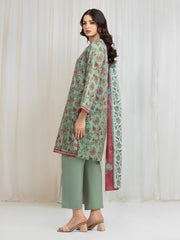 edenrobe Allure Lawn Unstitched Printed 3Pc Suit EWU6A1-36584