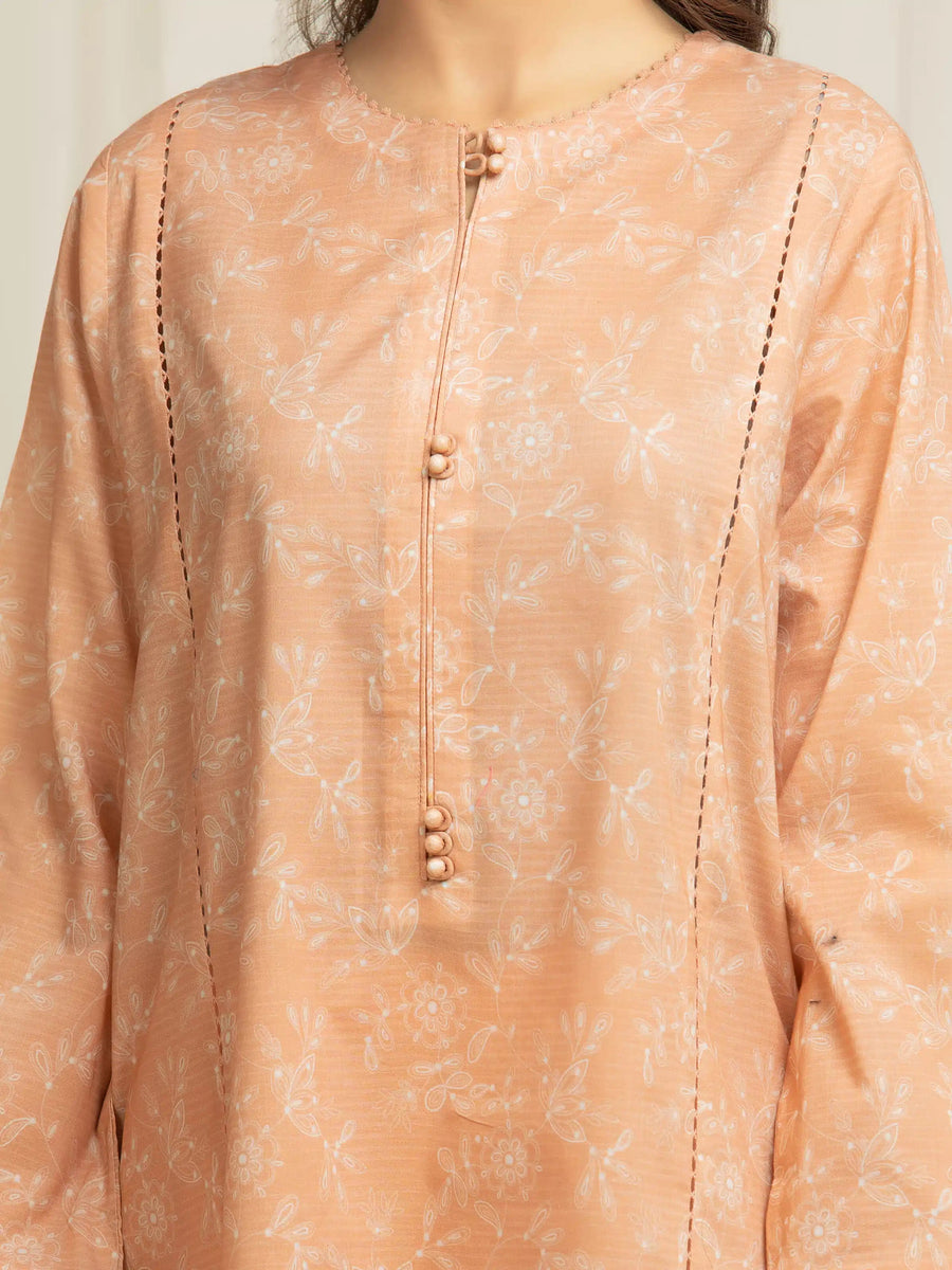 edenrobe Allure Lawn Unstitched Printed 3Pc Suit EWU6A1-36590
