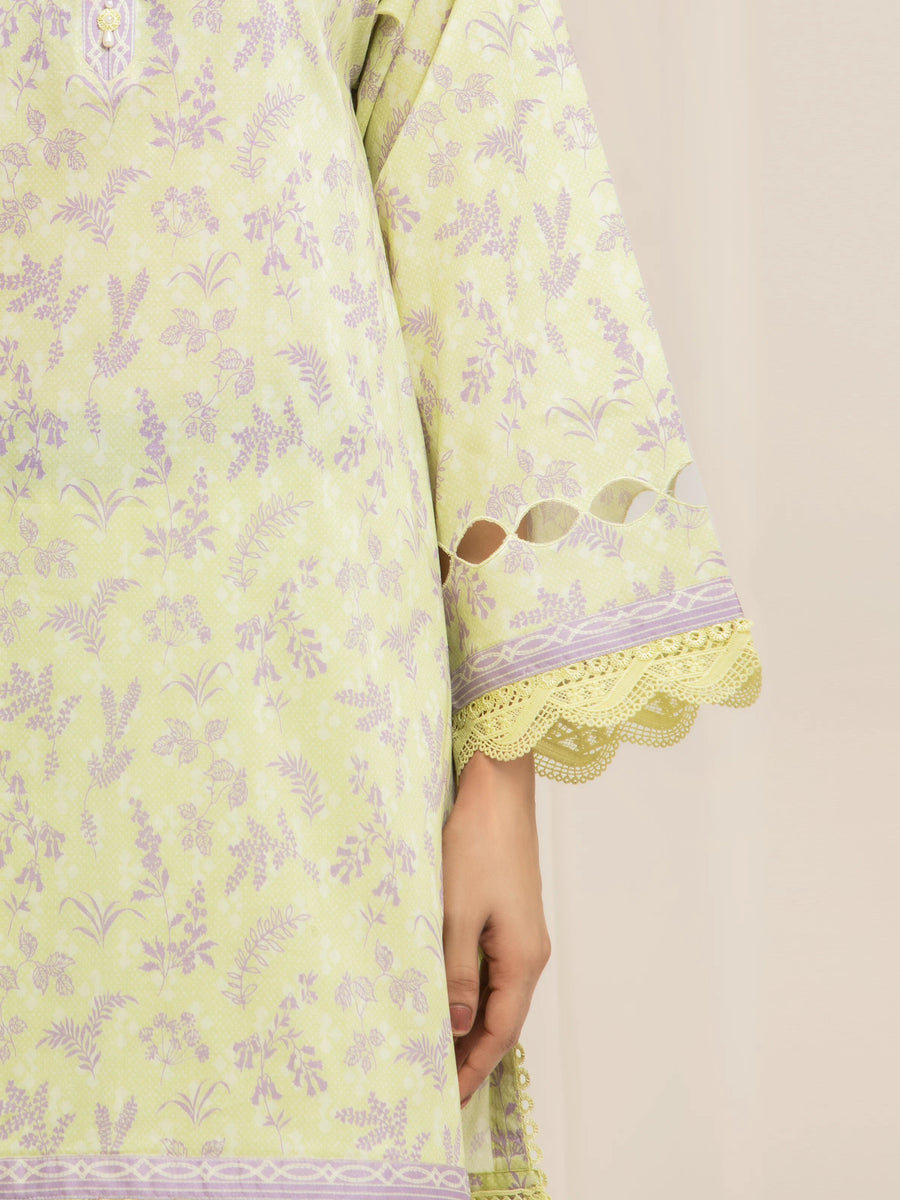 edenrobe Allure Lawn Unstitched Printed 3Pc Suit EWU6A1-36591