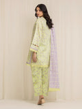 edenrobe Allure Lawn Unstitched Printed 3Pc Suit EWU6A1-36591