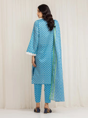 edenrobe Allure Lawn Unstitched Printed 3Pc Suit EWU6A1-36592