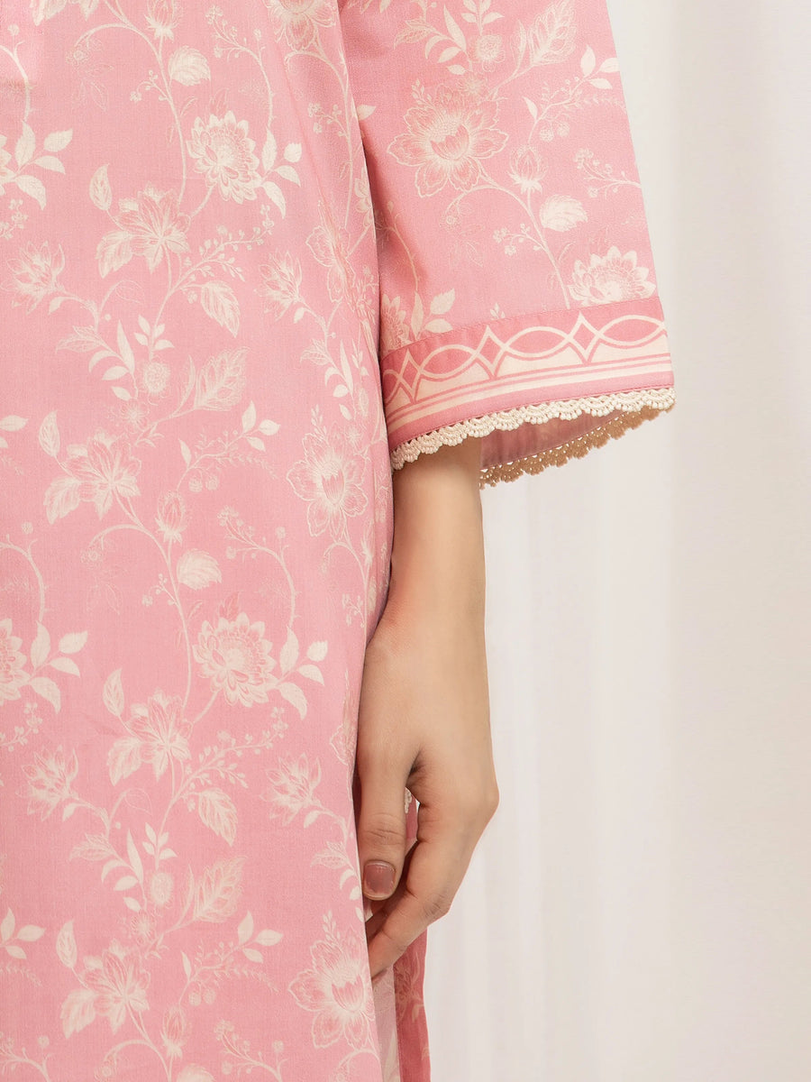 edenrobe Allure Lawn Unstitched Printed 3Pc Suit EWU6A1-36593