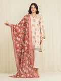 edenrobe Allure Lawn Unstitched Printed 3Pc Suit EWU6A1-36594