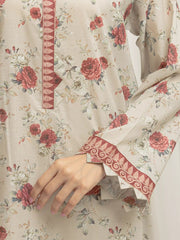 edenrobe Allure Lawn Unstitched Printed 3Pc Suit EWU6A1-36599