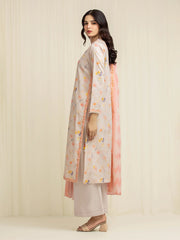 edenrobe Allure Lawn Unstitched Printed 3Pc Suit EWU6A1-36601