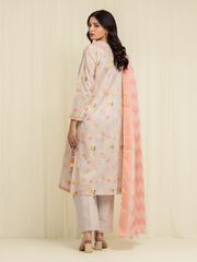 edenrobe Allure Lawn Unstitched Printed 3Pc Suit EWU6A1-36601