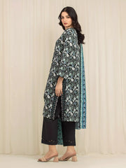 edenrobe Allure Lawn Unstitched Printed 3Pc Suit EWU6A1-36602