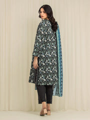 edenrobe Allure Lawn Unstitched Printed 3Pc Suit EWU6A1-36602