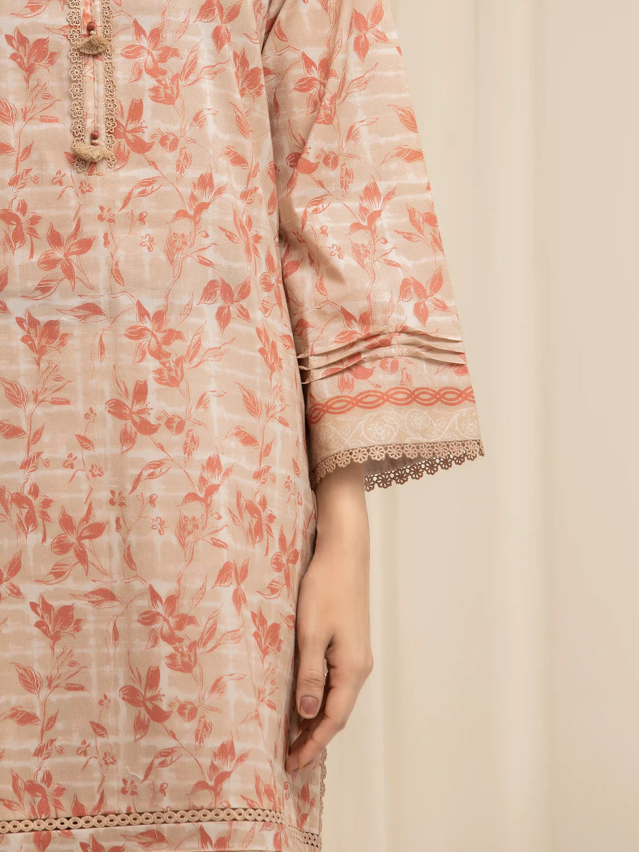 edenrobe Allure Lawn Unstitched Printed 3Pc Suit EWU6A1-36603