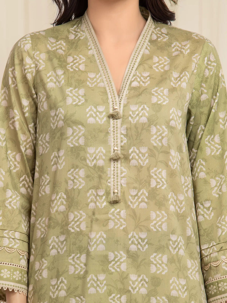 edenrobe Allure Lawn Unstitched Printed 3Pc Suit EWU6A1-36604