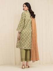 edenrobe Allure Lawn Unstitched Printed 3Pc Suit EWU6A1-36604