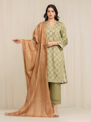 edenrobe Allure Lawn Unstitched Printed 3Pc Suit EWU6A1-36604