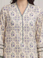 edenrobe Allure Lawn Unstitched Printed 3Pc Suit EWU6A1-36605