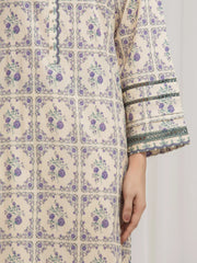 edenrobe Allure Lawn Unstitched Printed 3Pc Suit EWU6A1-36605