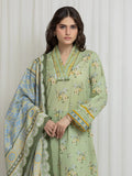 edenrobe Allure Lawn Unstitched Printed 3Pc Suit EWU6A1-36606