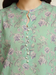 edenrobe Allure Lawn Unstitched Printed 3Pc Suit EWU6A1-36607