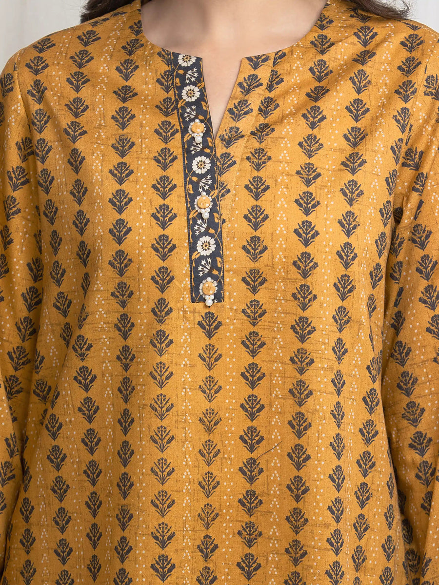 edenrobe Allure Lawn Unstitched Printed 3Pc Suit EWU6A1-36611