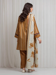 edenrobe Allure Lawn Unstitched Printed 3Pc Suit EWU6A1-36613