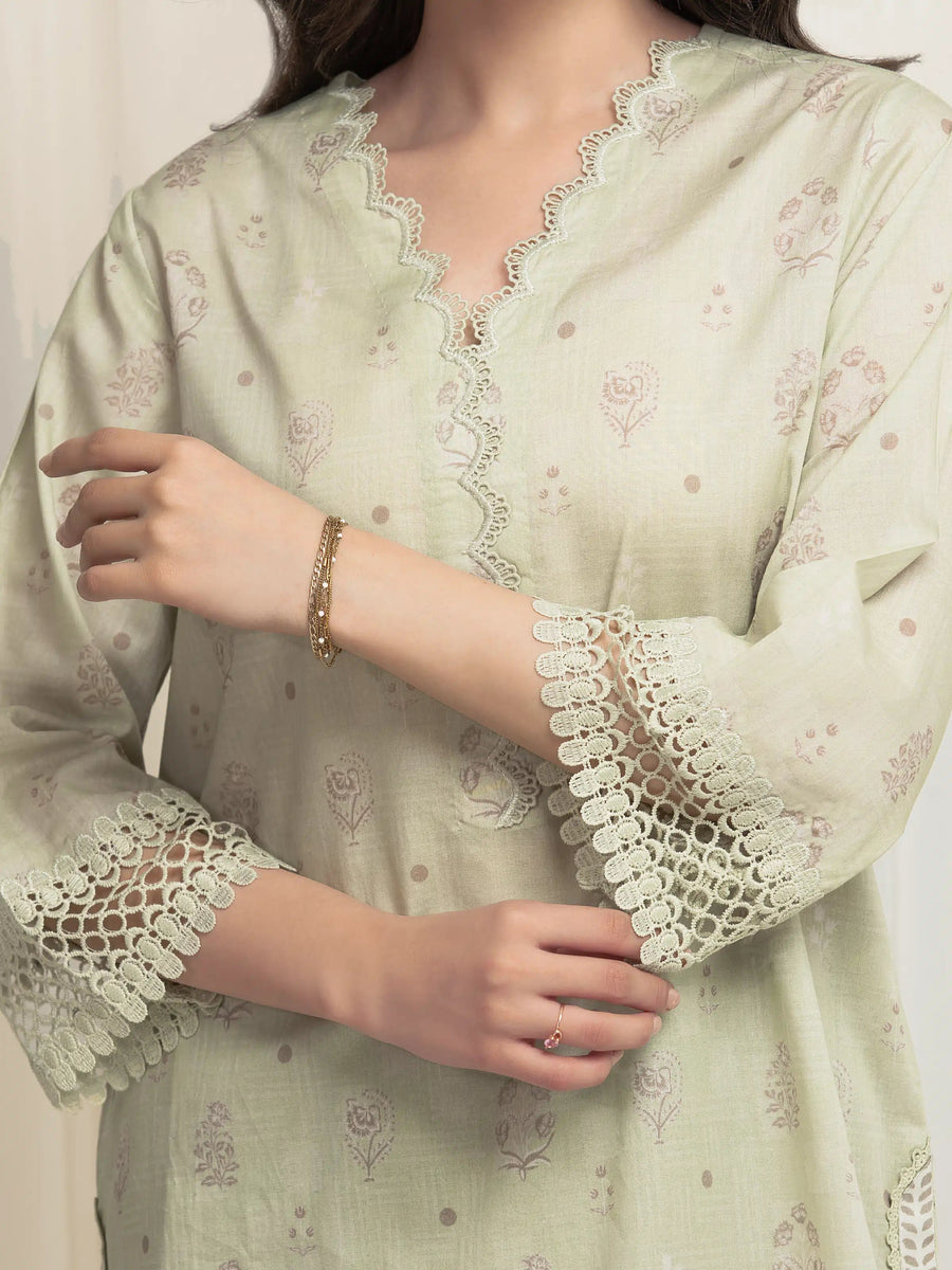 edenrobe Allure Lawn Unstitched Printed 3Pc Suit EWU6A1-36614