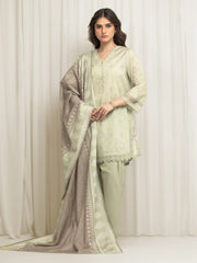 edenrobe Allure Lawn Unstitched Printed 3Pc Suit EWU6A1-36614