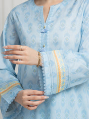edenrobe Allure Lawn Unstitched Printed 3Pc Suit EWU6A1-36616