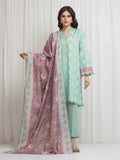 edenrobe Allure Lawn Unstitched Printed 3Pc Suit EWU6A1-36617