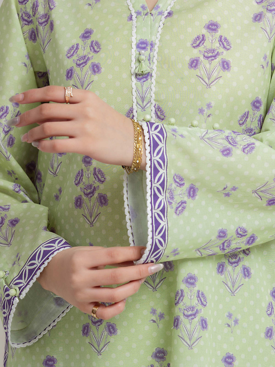 edenrobe Allure Lawn Unstitched Printed 3Pc Suit EWU6A1-36618
