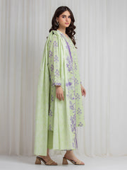 edenrobe Allure Lawn Unstitched Printed 3Pc Suit EWU6A1-36618