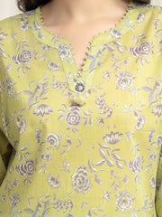 edenrobe Allure Lawn Unstitched Printed 3Pc Suit EWU6A1-36622