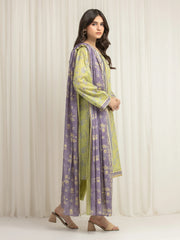 edenrobe Allure Lawn Unstitched Printed 3Pc Suit EWU6A1-36622