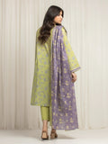 edenrobe Allure Lawn Unstitched Printed 3Pc Suit EWU6A1-36622