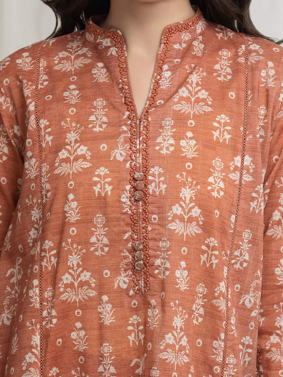 edenrobe Allure Lawn Unstitched Printed 3Pc Suit EWU6A1-36623