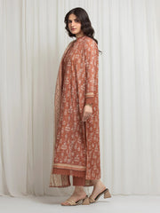 edenrobe Allure Lawn Unstitched Printed 3Pc Suit EWU6A1-36623