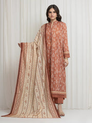 edenrobe Allure Lawn Unstitched Printed 3Pc Suit EWU6A1-36623