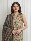 edenrobe Allure Lawn Unstitched Printed 3Pc Suit EWU6A1-36625