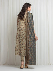 edenrobe Allure Lawn Unstitched Printed 3Pc Suit EWU6A1-36625