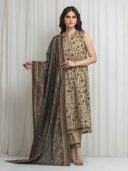 edenrobe Allure Lawn Unstitched Printed 3Pc Suit EWU6A1-36625