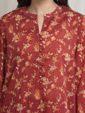 edenrobe Allure Lawn Unstitched Printed 3Pc Suit EWU6A1-36628