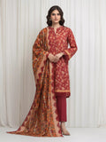 edenrobe Allure Lawn Unstitched Printed 3Pc Suit EWU6A1-36628
