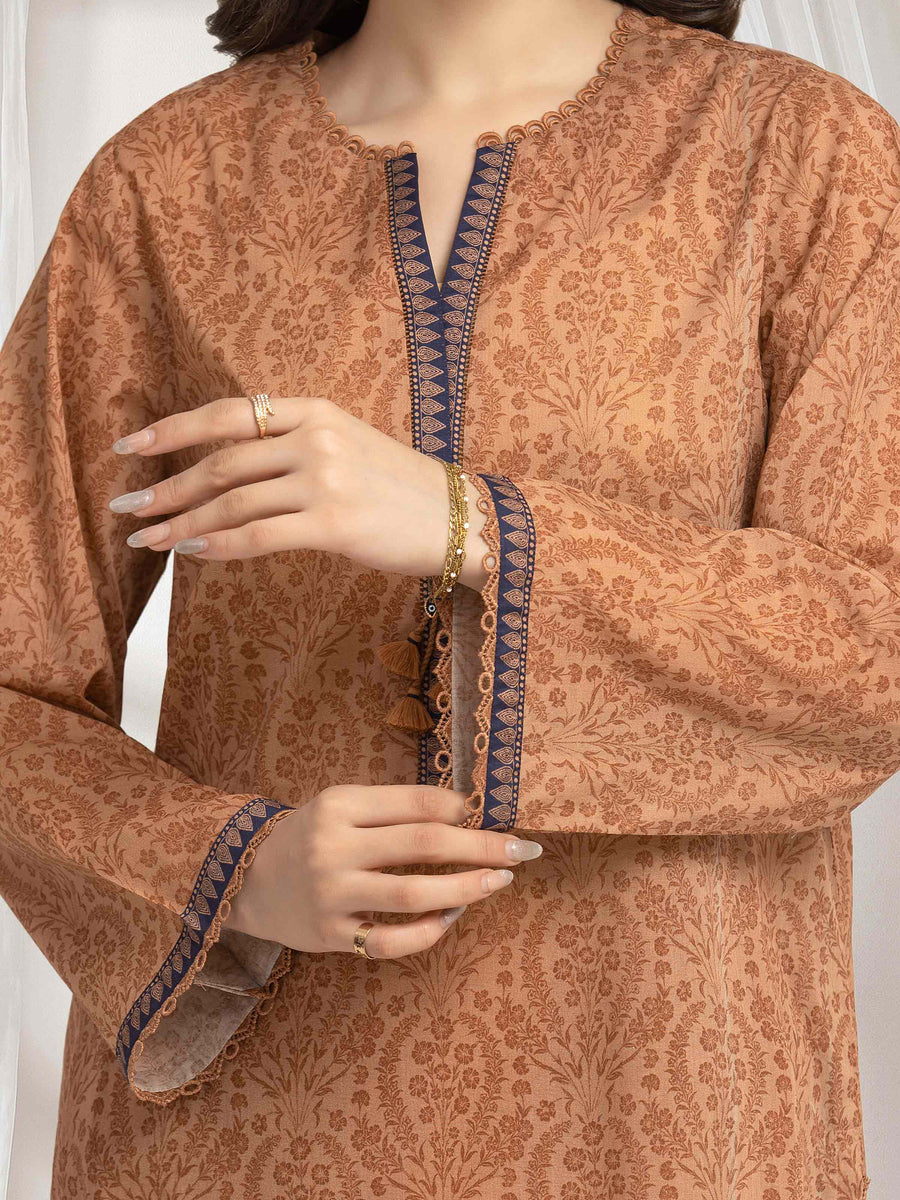 edenrobe Allure Lawn Unstitched Printed 3Pc Suit EWU6A1-36630
