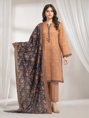 edenrobe Allure Lawn Unstitched Printed 3Pc Suit EWU6A1-36630